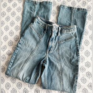 Edgely Flare Front Seam Jeans